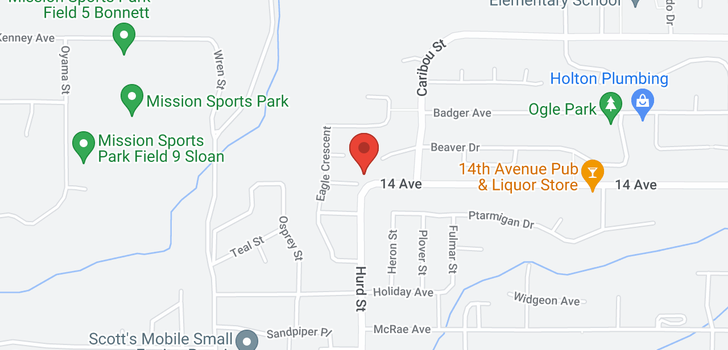 map of 32207 14TH AVENUE